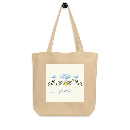 She Believes Hummingbird Tote