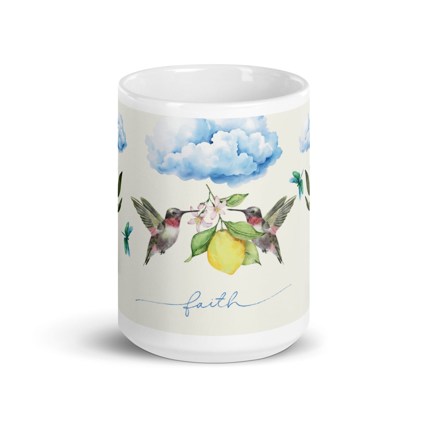 She Believes Hummingbird Mug